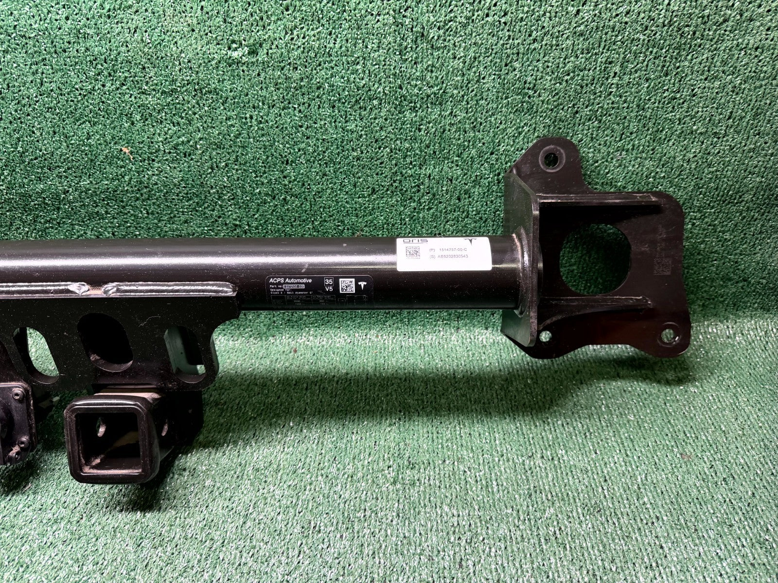 ♦️2020 - 2024 TESLA MODEL Y REAR TOW TRAILER HITCH BAR OEM, 1514757-00-C