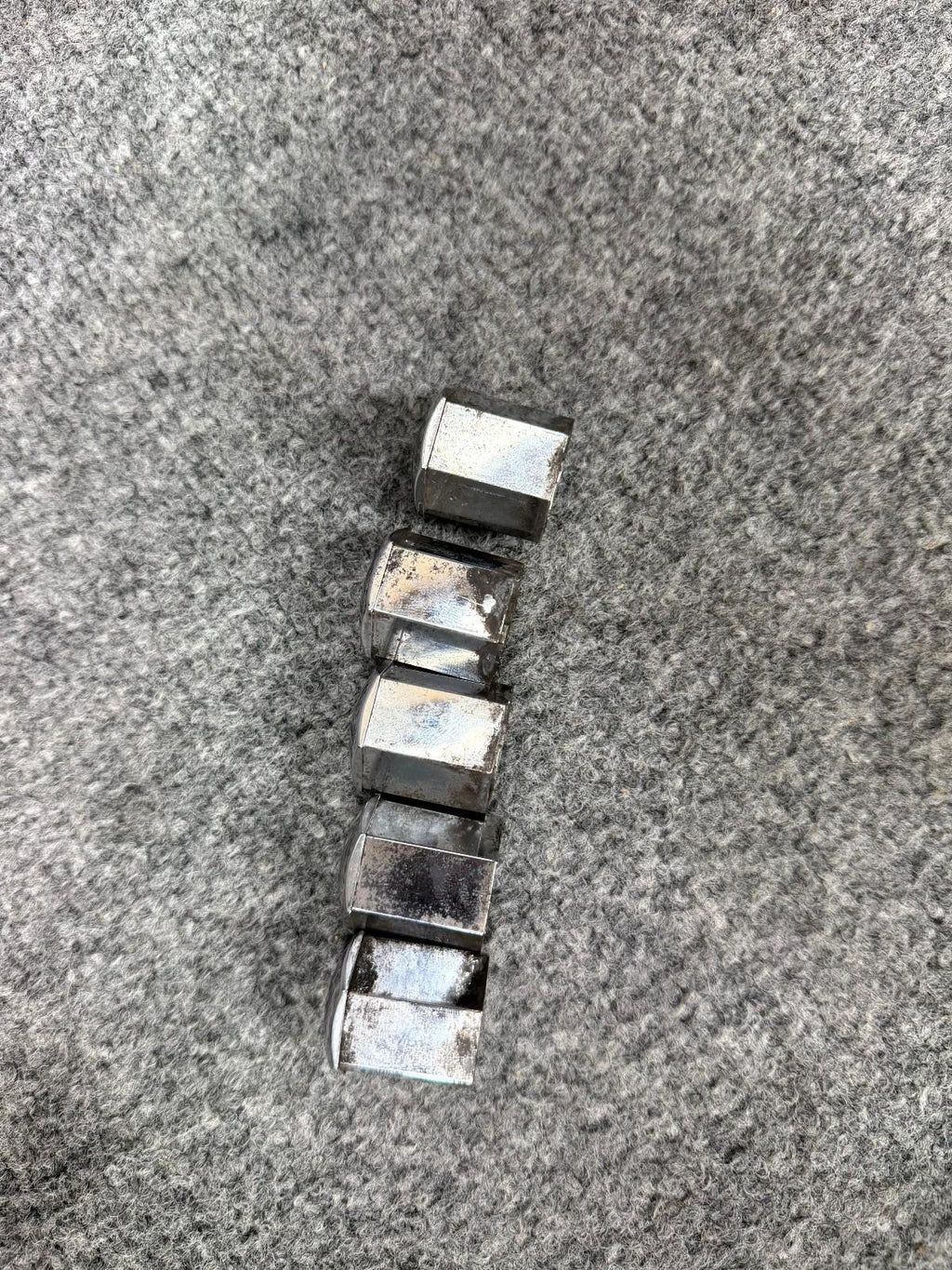 ♦️12-23 Tesla Model X S Y 3 Chrome Wheel Lug Nut Covers OEM, 108F21247-SREFUS