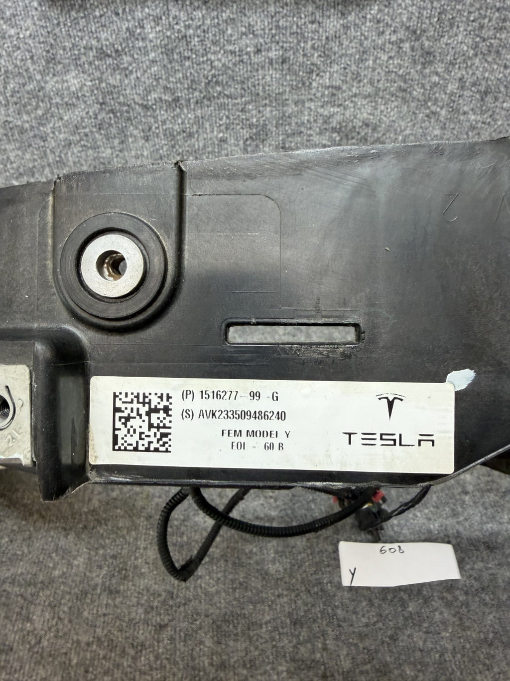 2020-2024 TESLA MODEL Y FRONT END RADIATOR SUPPORT CORE BRACKET OEM,1516277-99-G