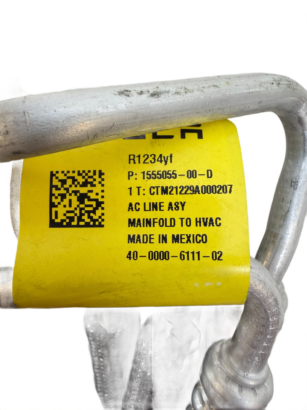 2017 - 2023 TESLA MODEL 3 Y OEM AC MANIFOLD HVAC LINE TUBE ASSEMBLY 1555055-00-D
