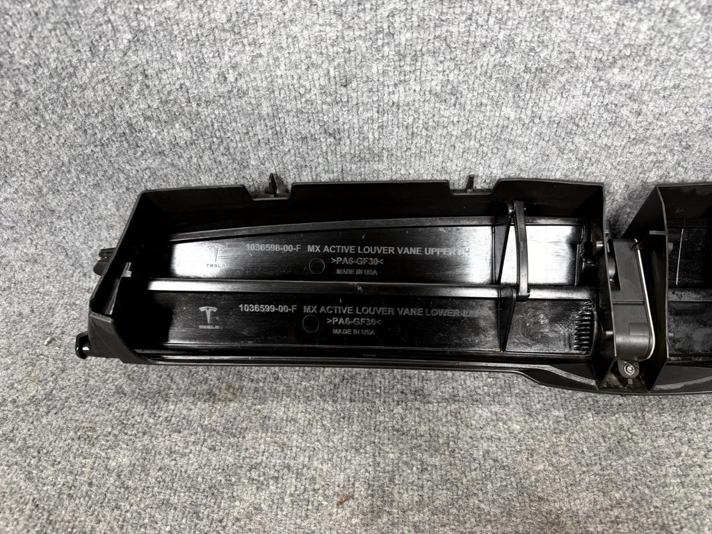 2016-2020 Tesla Model X Front Active Grille Shutter Louver OEM, 1034850-00-E