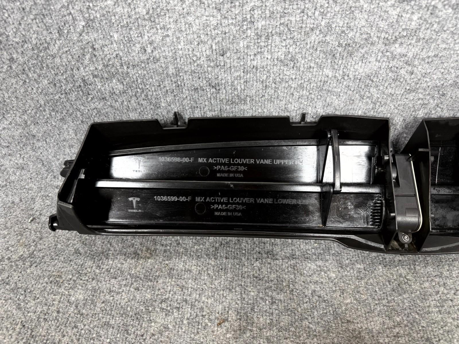 2016-2020 Tesla Model X Front Active Grille Shutter Louver OEM, 1034850-00-E