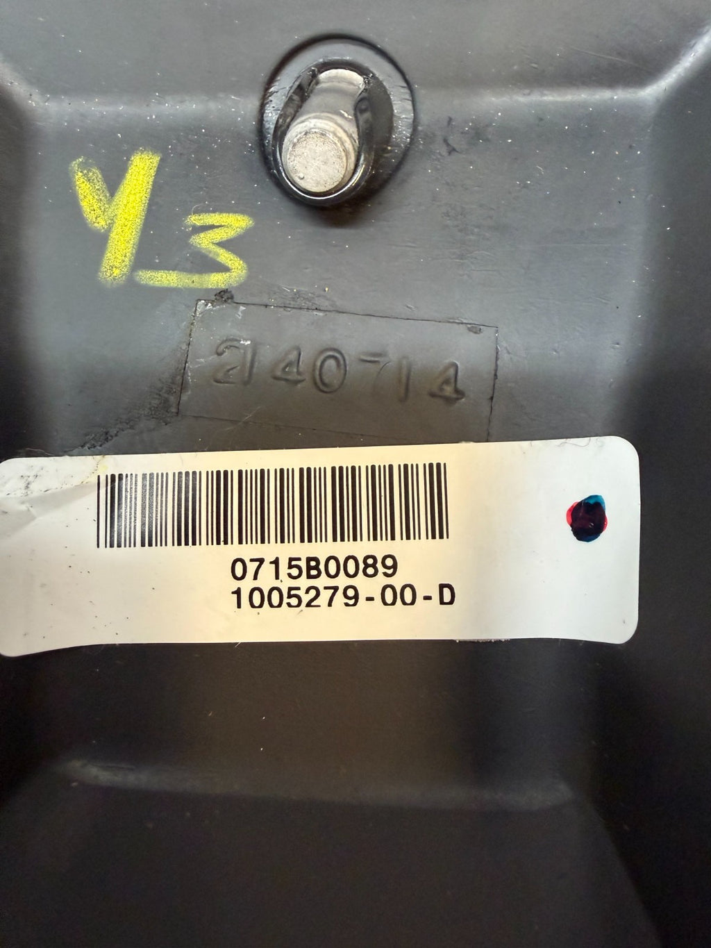 2012-2020 TESLA MODEL S LEATHER STEERING WHEEL ASSEMBLY 1005279-00-D