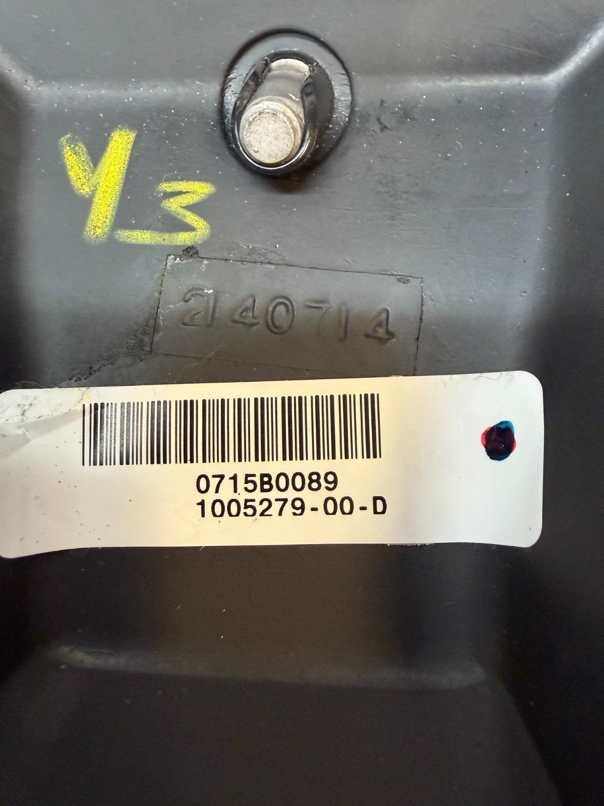 2012-2020 TESLA MODEL S LEATHER STEERING WHEEL ASSEMBLY 1005279-00-D