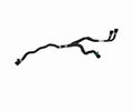 ♦️17–23 TESLA MODEL 3 CHILLER TO BATTERY COOLING TUBE HOSE PIPE OEM, 152149300B