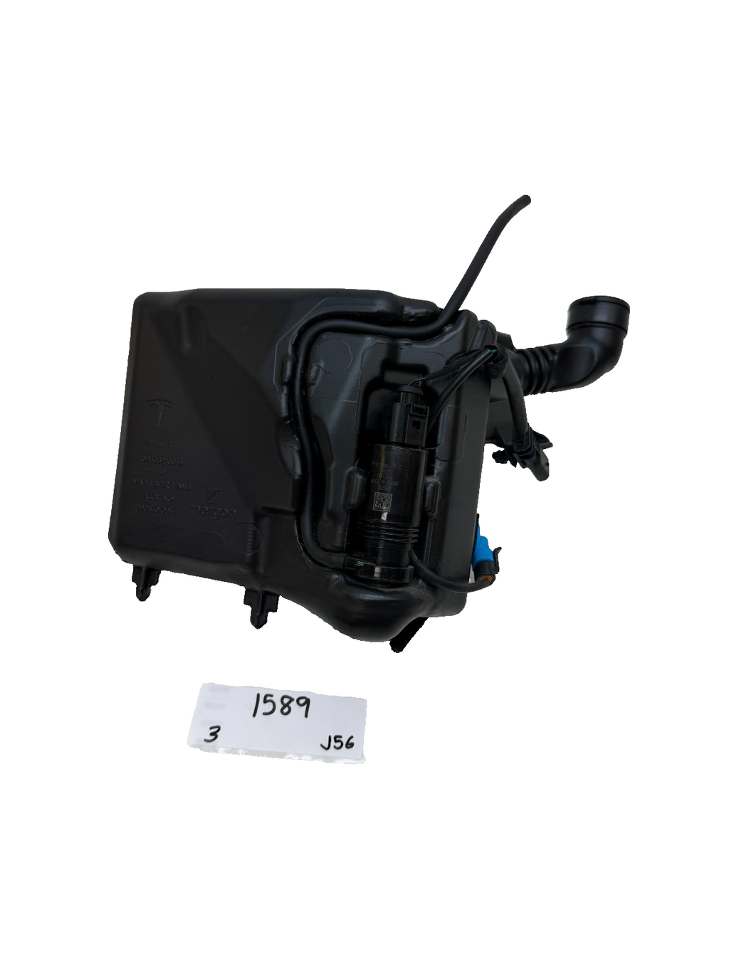 2017-23 Model 3 Front Windshield Wiper Washer Reservoir Tank & Pump 1096062-00-D