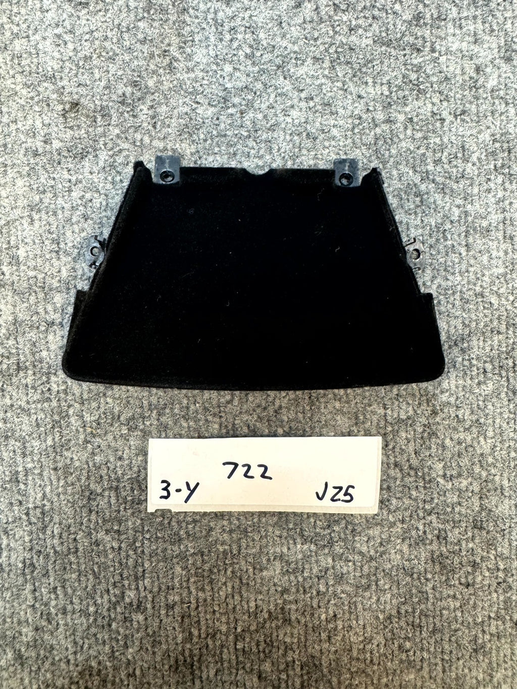 2017 – 2023 TESLA MODEL 3 TRIPLE CAMERA GLARE SHIELD COVER TRIM OEM, 108633300