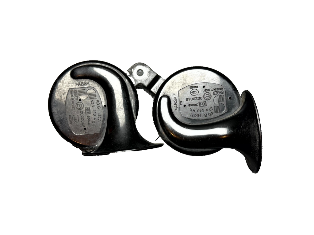 ♦️17–23 TESLA MODEL 3 LOW & HIGH PITCH NOTE TONE HORN SET OEM, P1486943-00-A