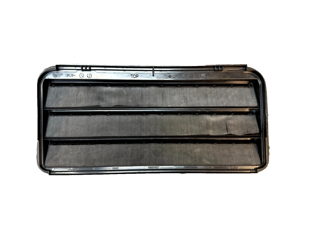 17-23 TESLA MODEL Y/3 AIR EXTRACTOR CABIN VENT GRILLE BLACK OEM, 1098751-00-C
