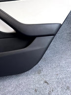 2017-2023 TESLA MODEL 3 REAR RIGHT SIDE DOOR TRIM PANEL BLACK OEM, 1105096-00-E