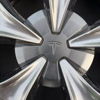 2025-2026 TESLA MODEL Y REAR 21" OEM WHEEL 21X9.5 RIM ARACHNID 2.0 2188228-00-A