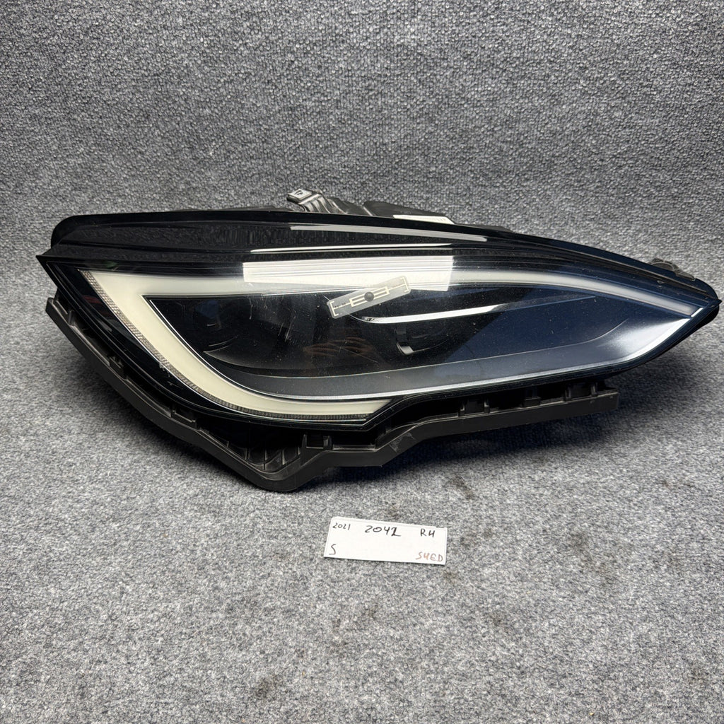 Chipped! 2022-2024 Tesla Model S RH Right Side LED Global Headlight OEM