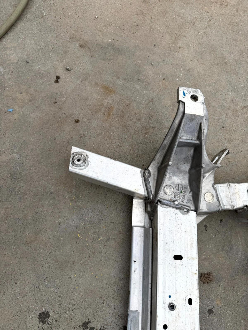 16-20 Tesla Model X Front Suspension Subframe Crossmember ASSY OEM, 1027516-00-E