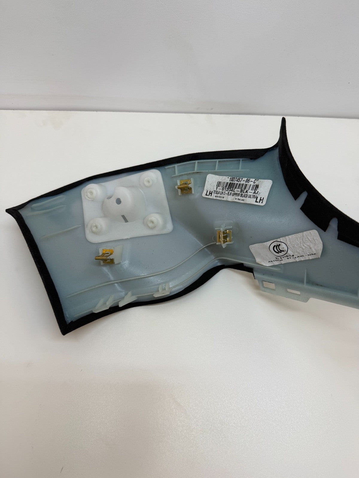2012-2020 Tesla Model S Driver Side C-Pillar Trim Cover Upper Left 1007457-06-C
