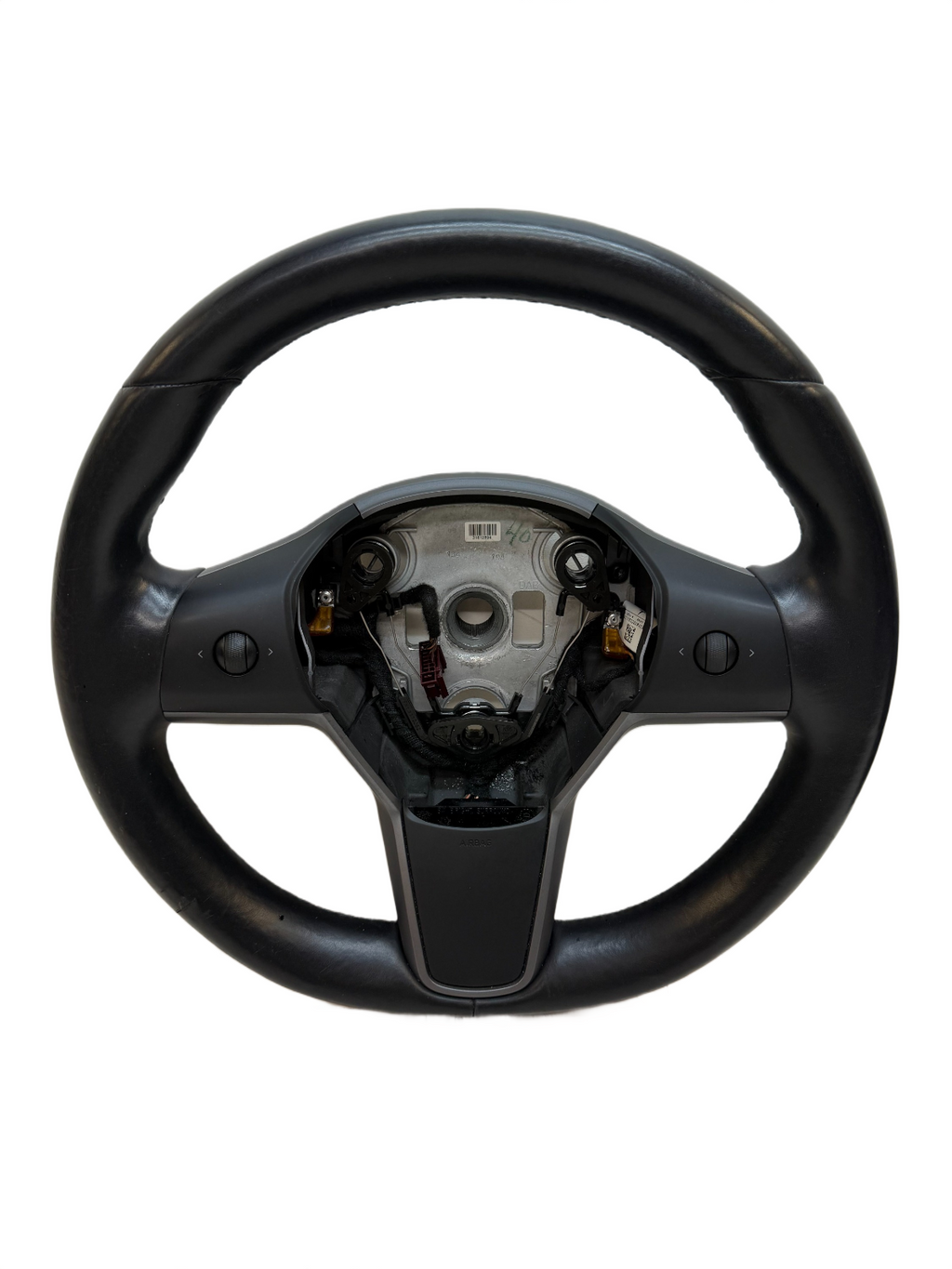 2017-23 Tesla Model 3 Y Steering Wheel Black Leather with Switches 1105324-00-J