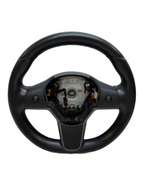 2017-23 Tesla Model 3 Y Steering Wheel Black Leather with Switches 1105324-00-J