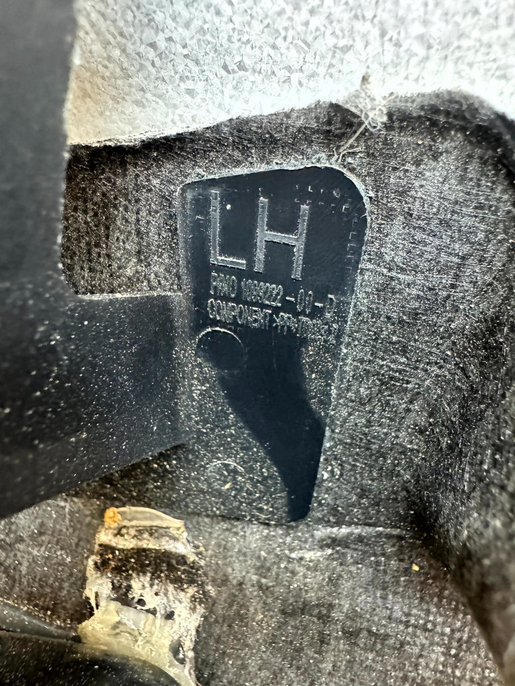 2017-2023 TESLA MODEL 3 REAR DECK SHELF COVER INNER PANEL OEM, 1099221-00-D