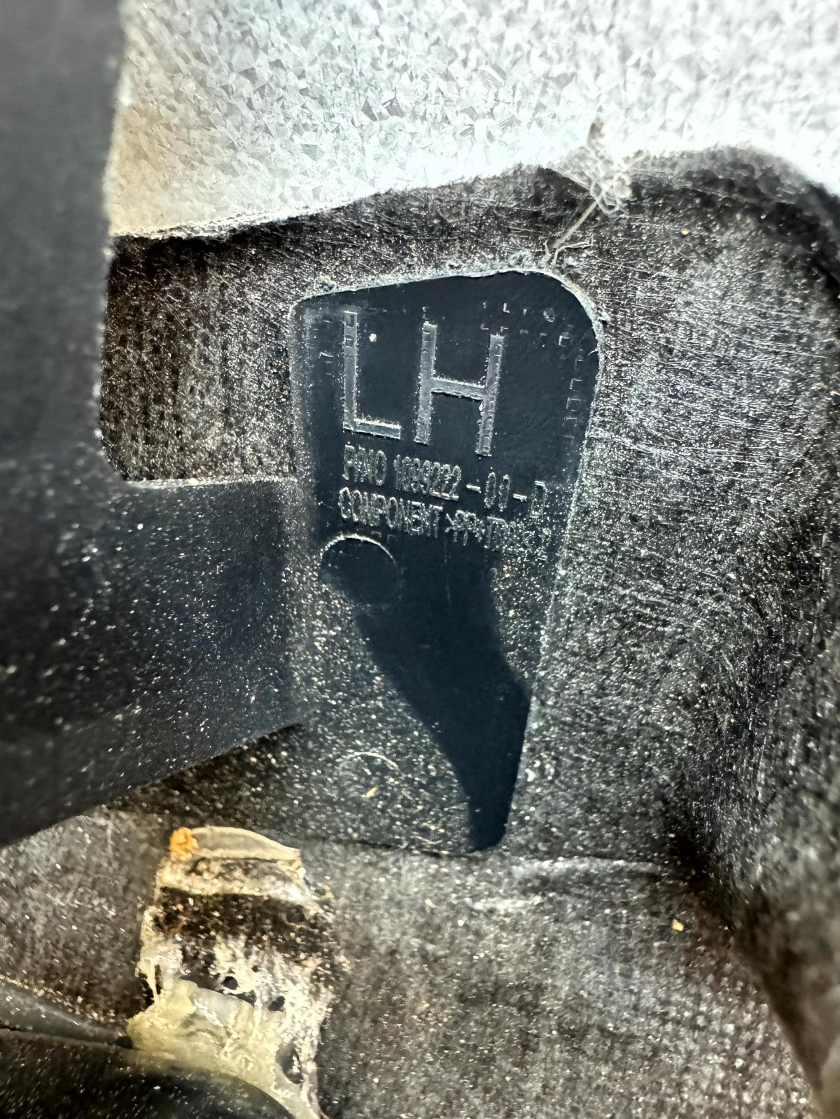 2017-2023 TESLA MODEL 3 REAR DECK SHELF COVER INNER PANEL OEM, 1099221-00-D