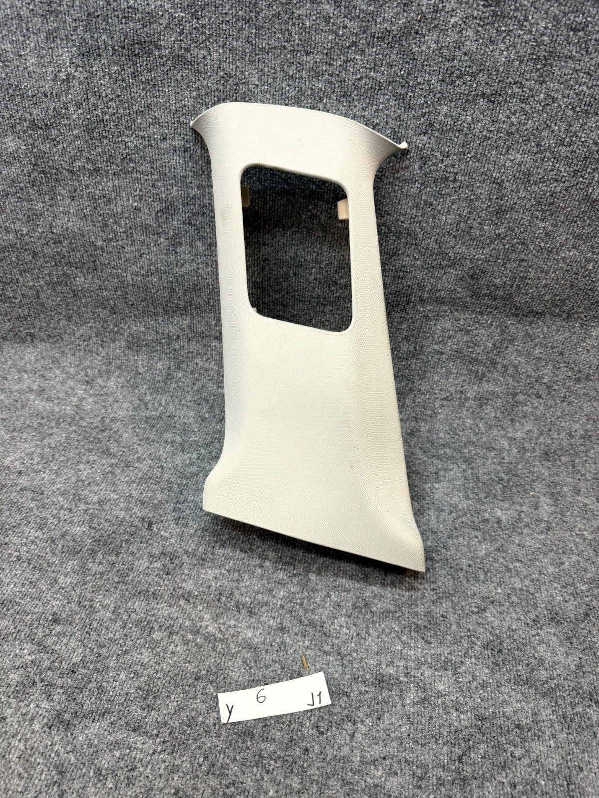 2020 - 2024 TESLA MODEL Y FRONT LEFT B-PILLAR LOWER TRIM COVER OEM, 1494606-00-C