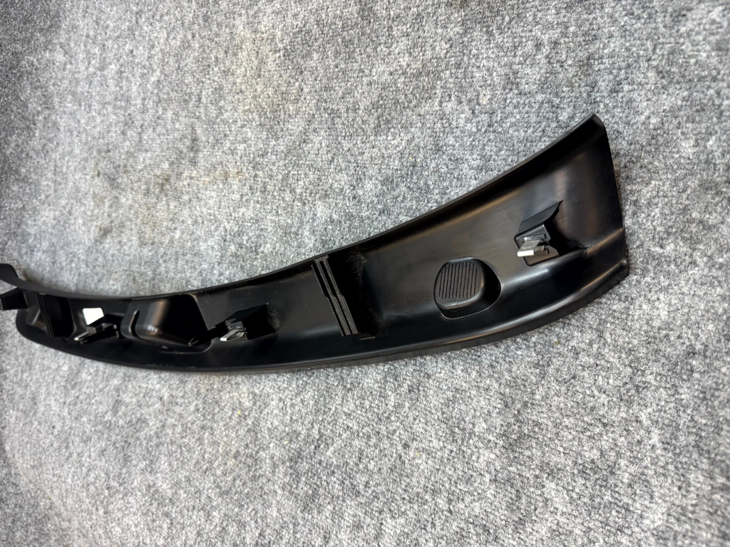 2020-2024 TESLA MODEL Y TRUNK LATCH LOCK SILL SCUFF PLATE TRIM OEM, 1494631-00-C
