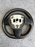 2017-2023 TESLA MODEL 3/Y HEATED LEATHER STEERING WHEEL BLACK OEM, 1490214-00-B