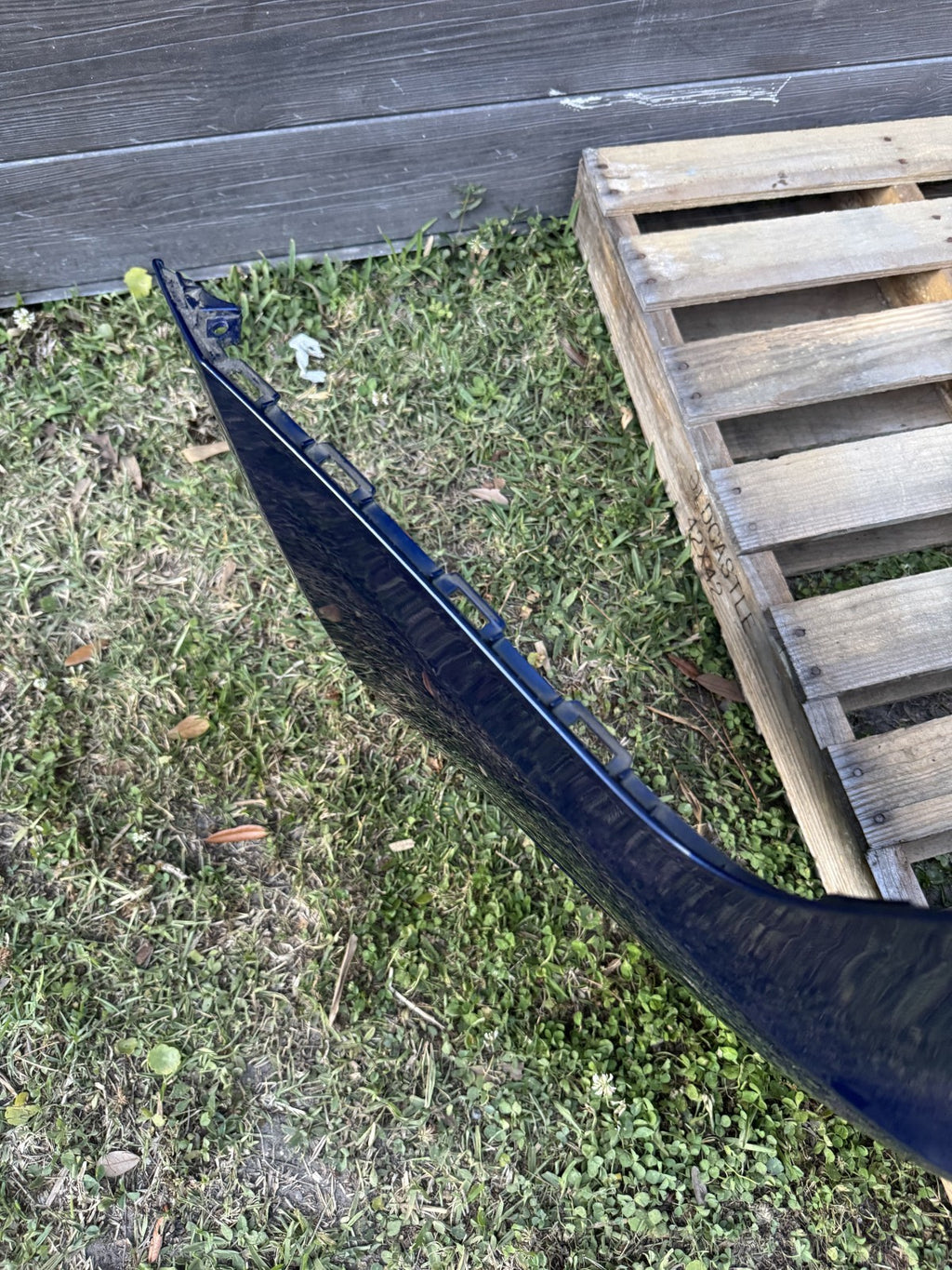 2017 - 2024 TESLA MODEL 3 Y REAR BUMPER COVER BLUE ASSEMBLY OEM