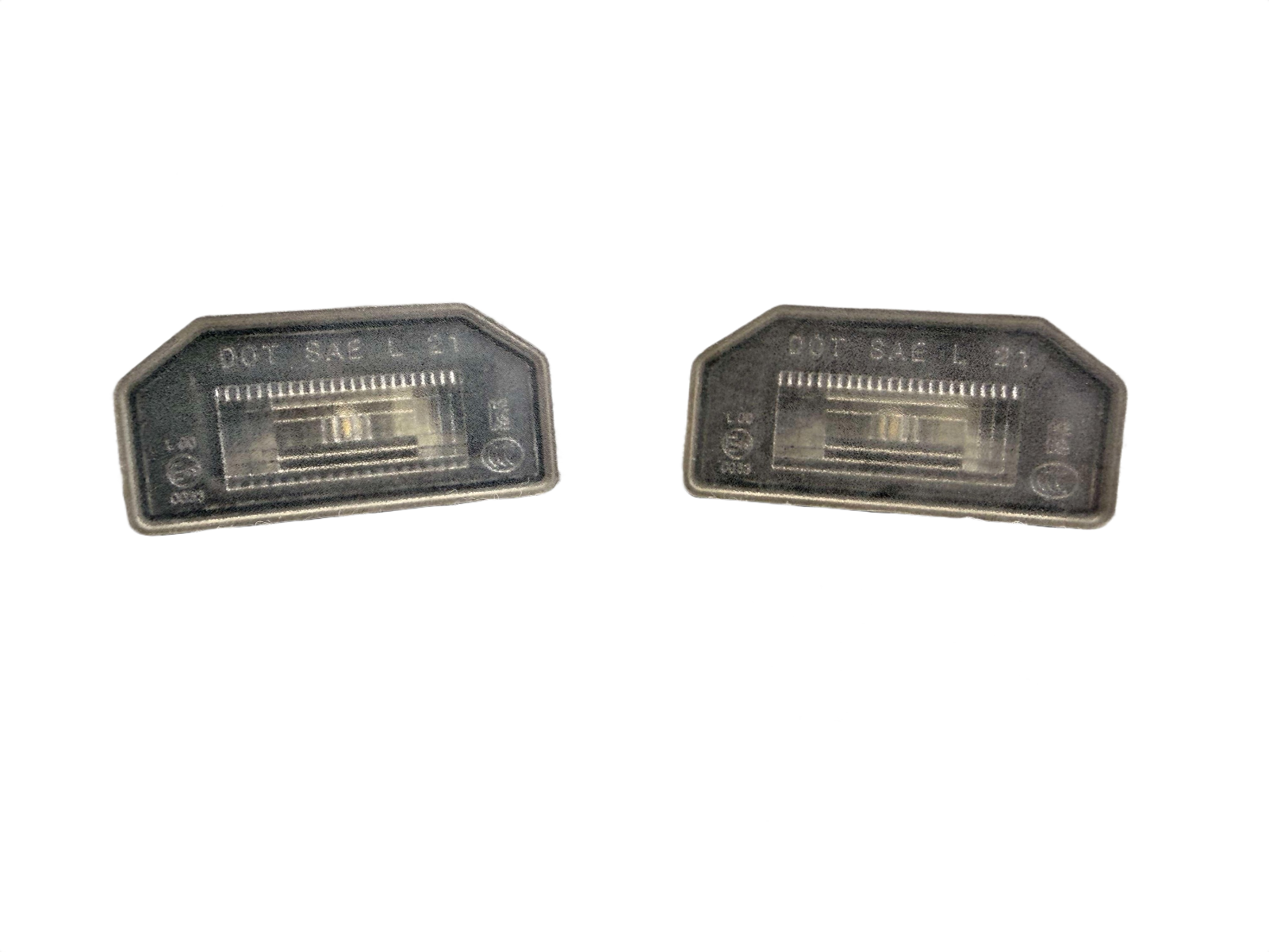 2017-24 TESLA MODEL 3 Y M3 MY REAR LICENSE PLATE LIGHT LAMP SET OEM 1713282-00-A