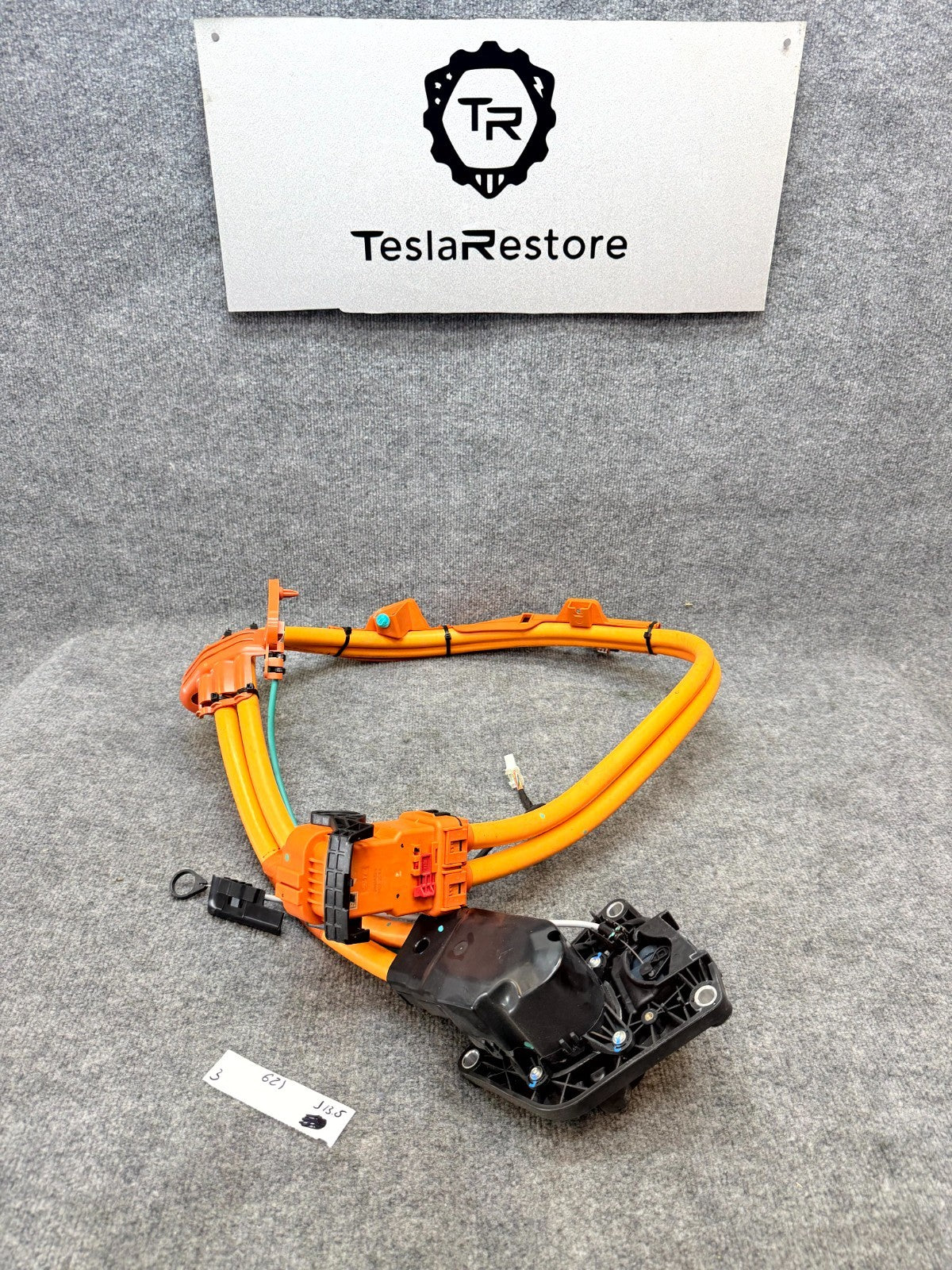 17-23 TESLA MODEL 3 HIGH VOLTAGE INLET CHARGER WIRING HARNESS OEM, 1449495-10-E