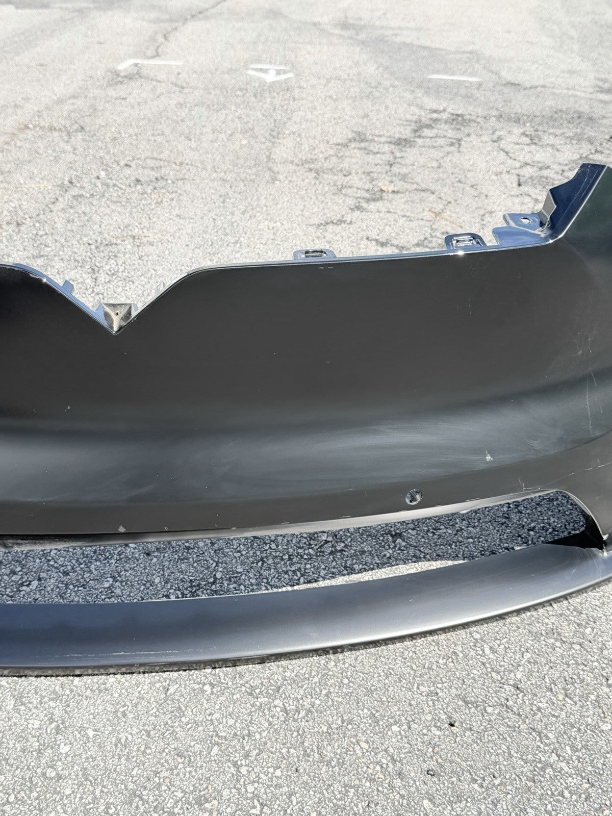 2022-2025 Tesla Model X Front Bumper Cover OEM Sensor Type Black