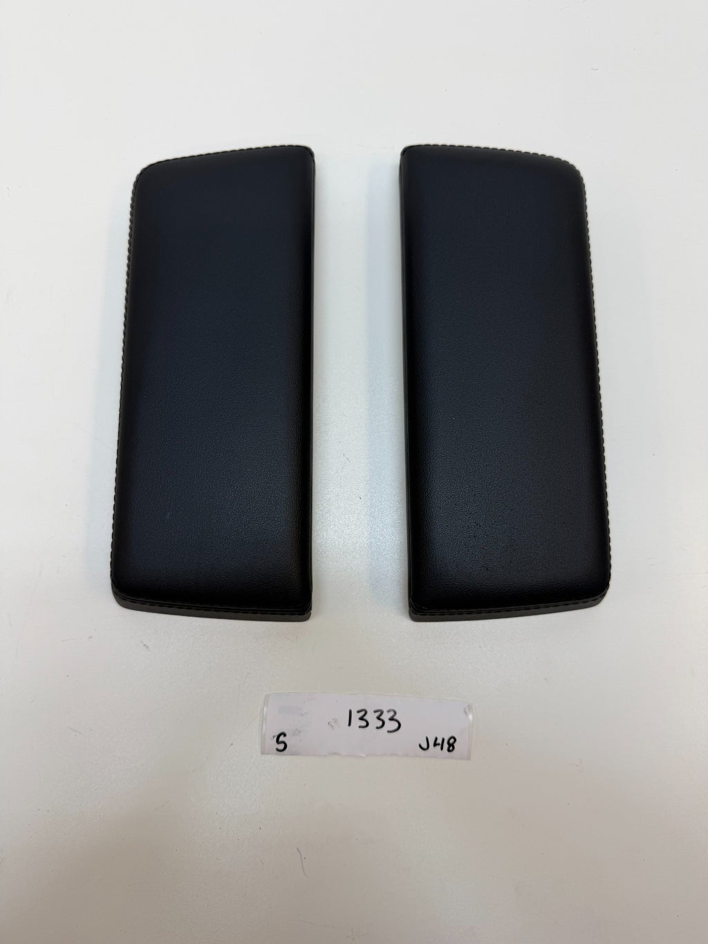 2012-20 Tesla Model S Front Left Right Center Consol Armrest Pad Black 105730227