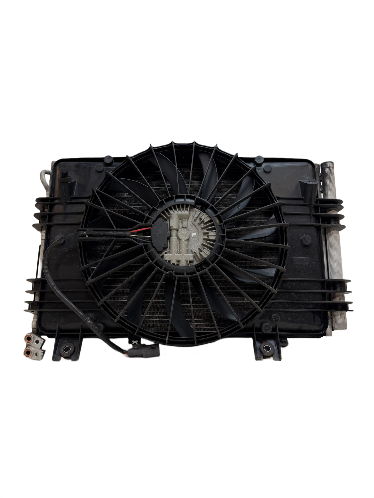 2016-2020 Tesla Model X Radiator Condenser Cooling Fan Assembly OEM 1031401-99-E