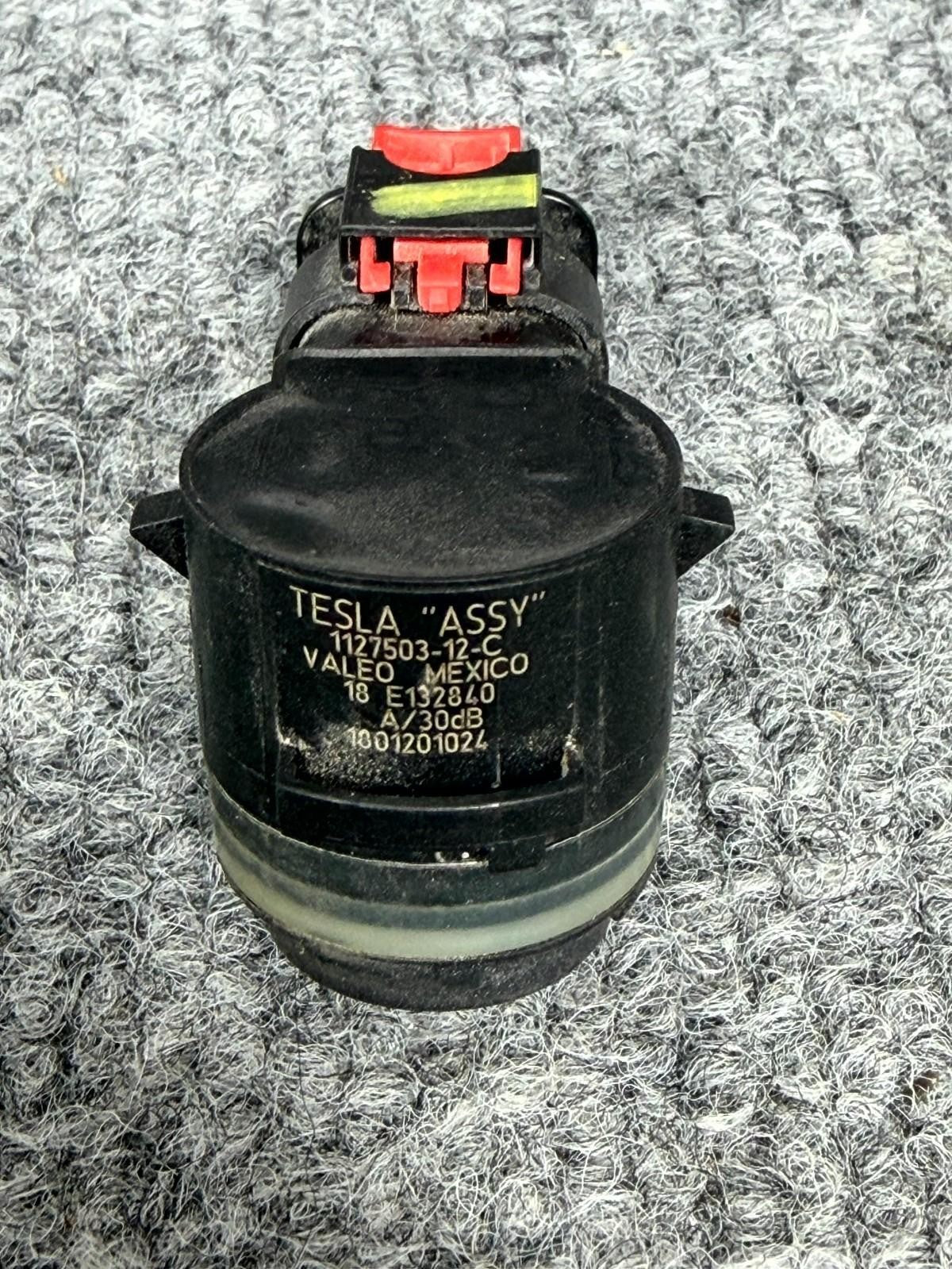17-23 Tesla Model 3 Front Or Rear Bumper Park Parking PDC Sensor OEM, 112750312C