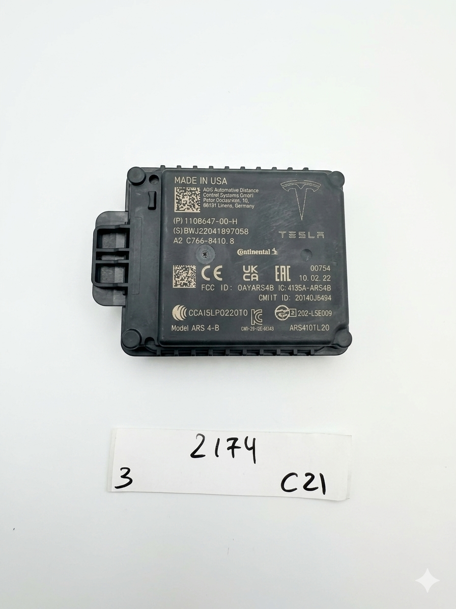 2017-2023 Tesla Model 3 Front Cruise Distance Radar Sensor 1108647-00-H
