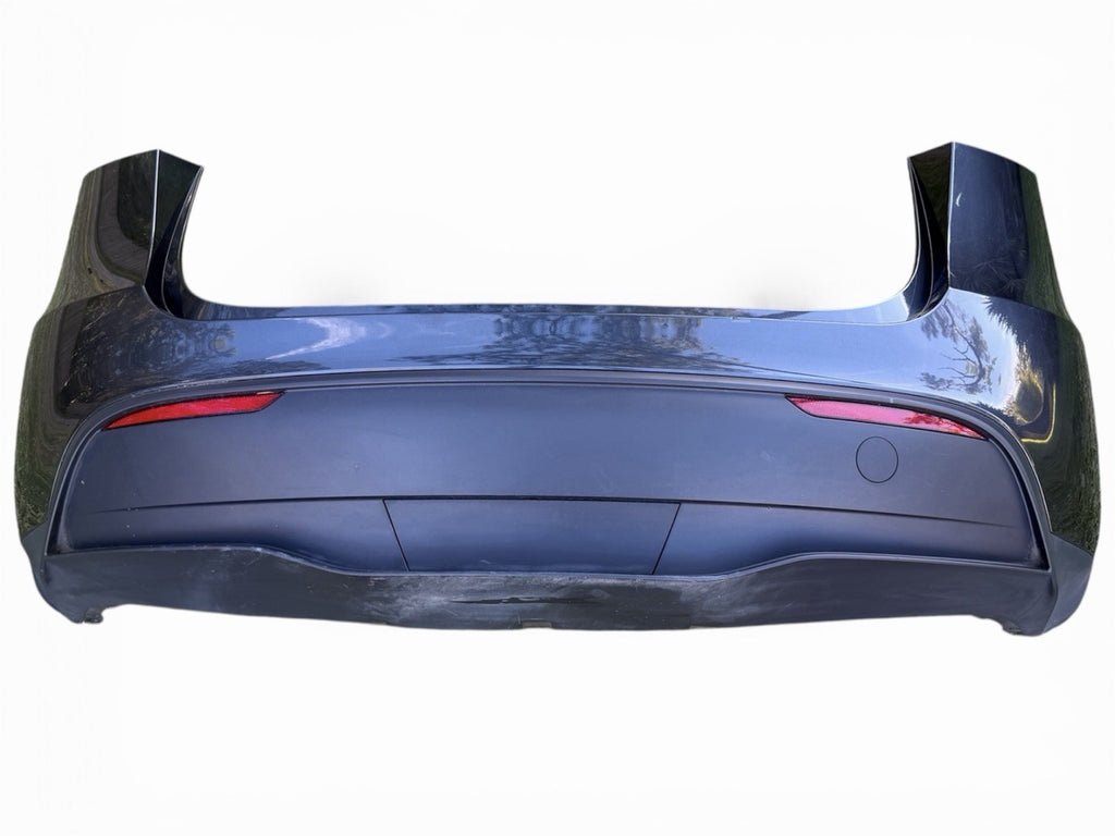 23-24 Model Y Rear Bumper Cover + Lower Valance Diffuser Gray PN01 1494005-00-B