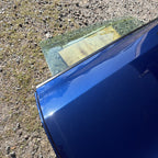 21-23 OEM Tesla Model 3 Rear Left Driver Side Door Shell Panel COMPLETE BLUE