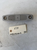 ♦️17–23 TESLA MODEL 3 FRONT OVERHEAD HEADLINER CONSOLE DOME OEM, 1092573-00-K
