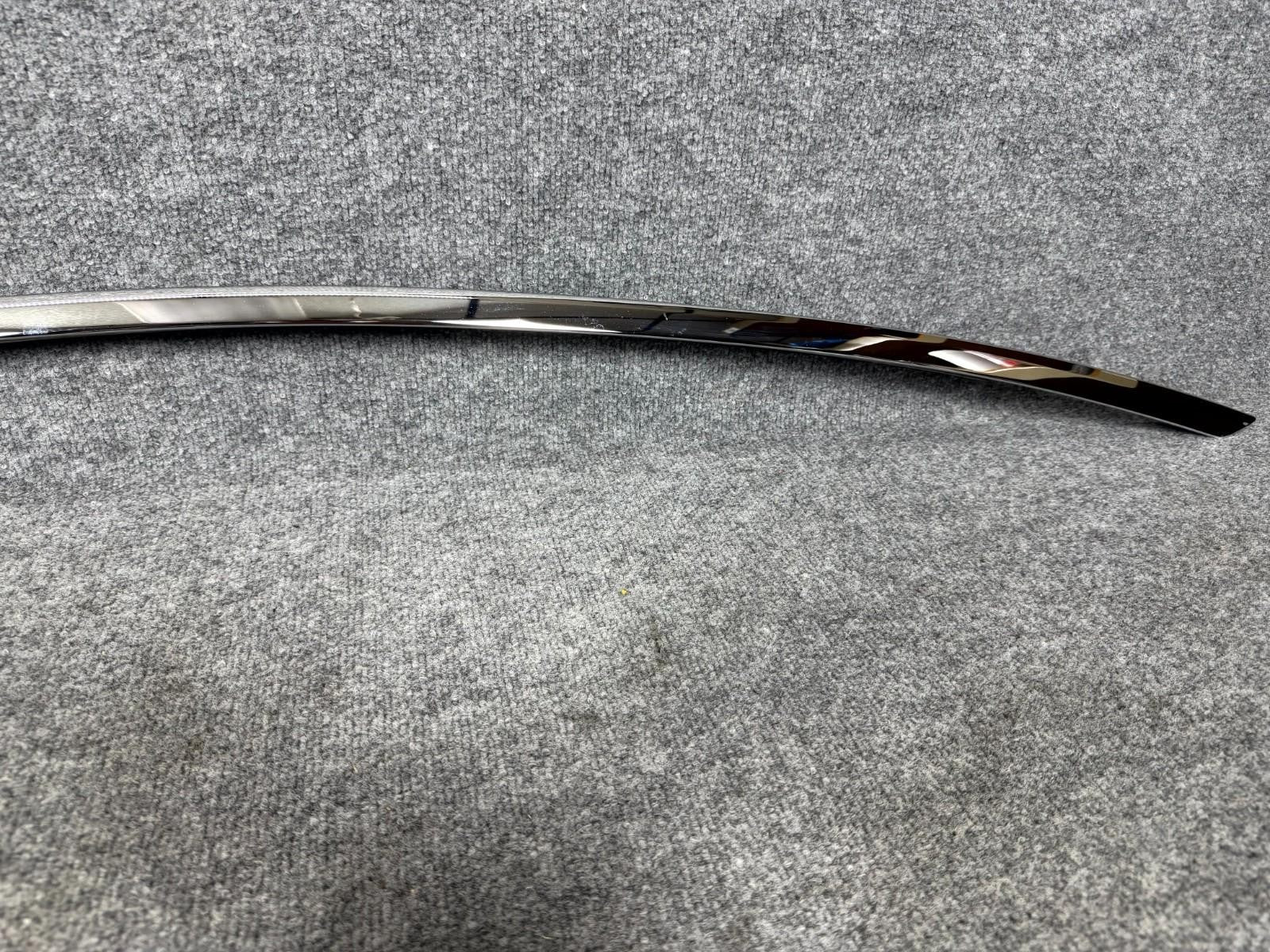 2016-2020 Tesla Model X Front Right Upper Door Window Molding OEM, 1128872-00-G