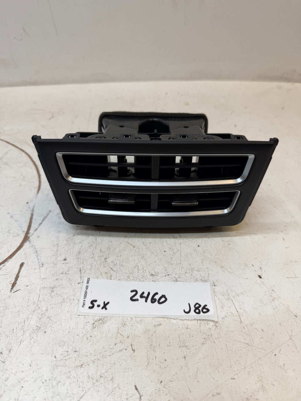 2012-16 Tesla Model S X Rear Console Air Vent Grille Bezel Trim OEM 6006016-00-D