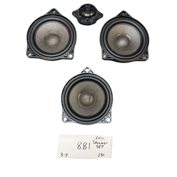 2017-2023 Tesla Model 3 Y Set Of 4 Speakers Audio Full Range 1079742-00-A