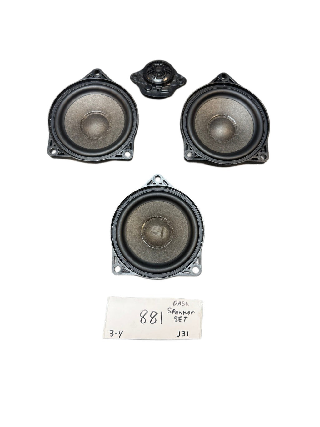 2017-2023 Tesla Model 3 Y Set Of 4 Speakers Audio Full Range 1079742-00-A