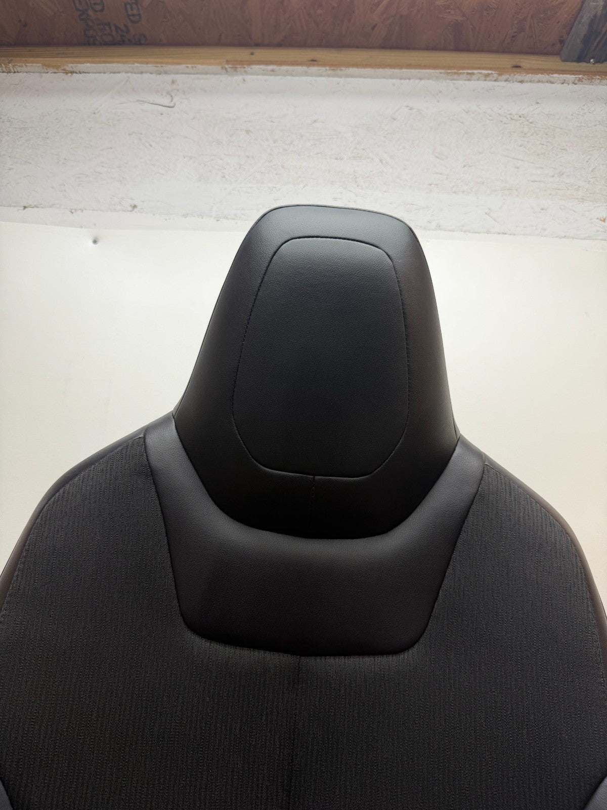 2016-2020 Tesla Model S Front Left Side Black Leather Seat OEM