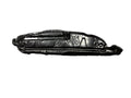 16-23 Tesla Model X Front Left Side Fender Rearward Insulator OEM, 1037731-00-B