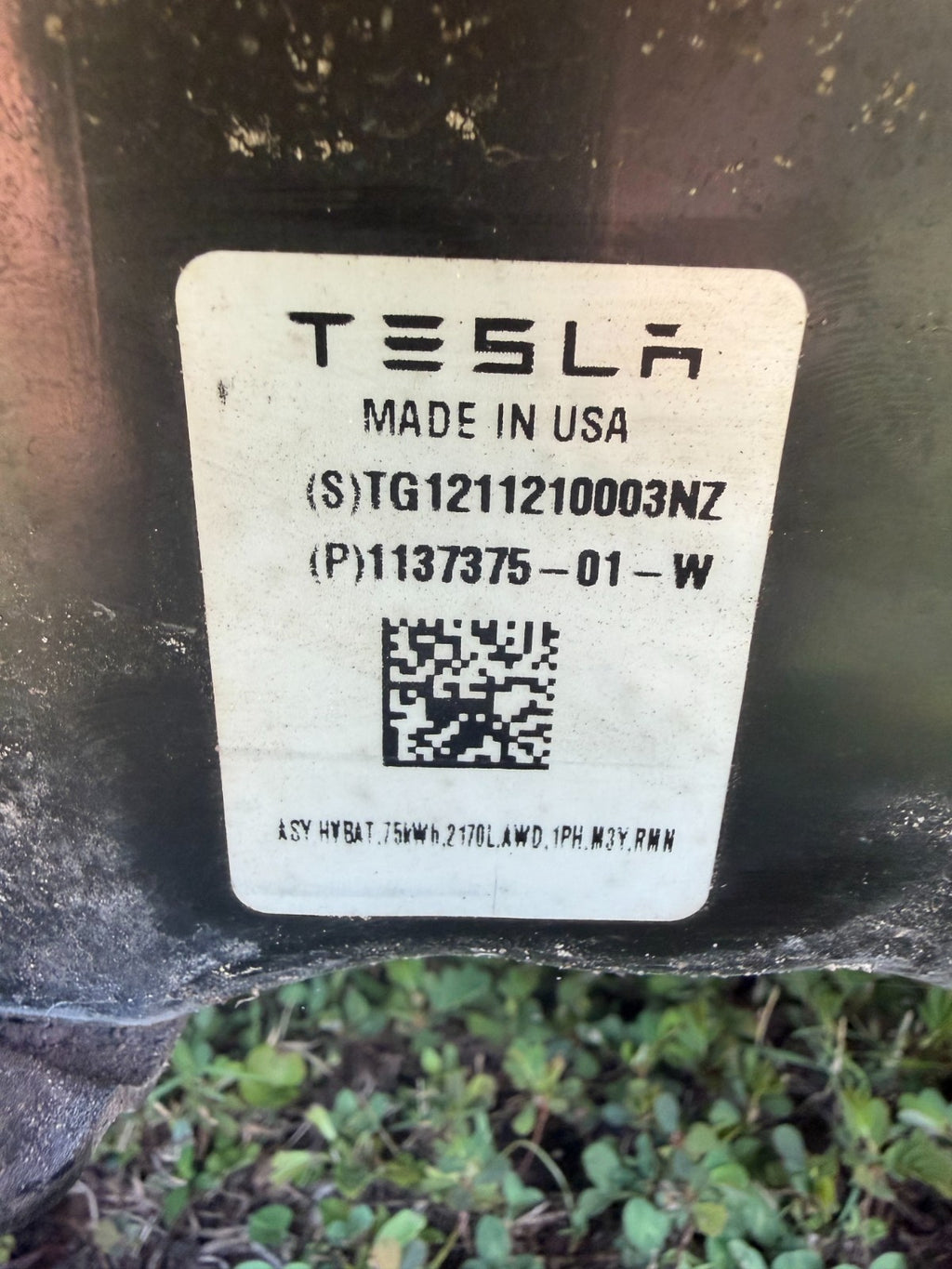 2018 Tesla Model Y Battery Pack Module Complete Long Range 1494171-00-A