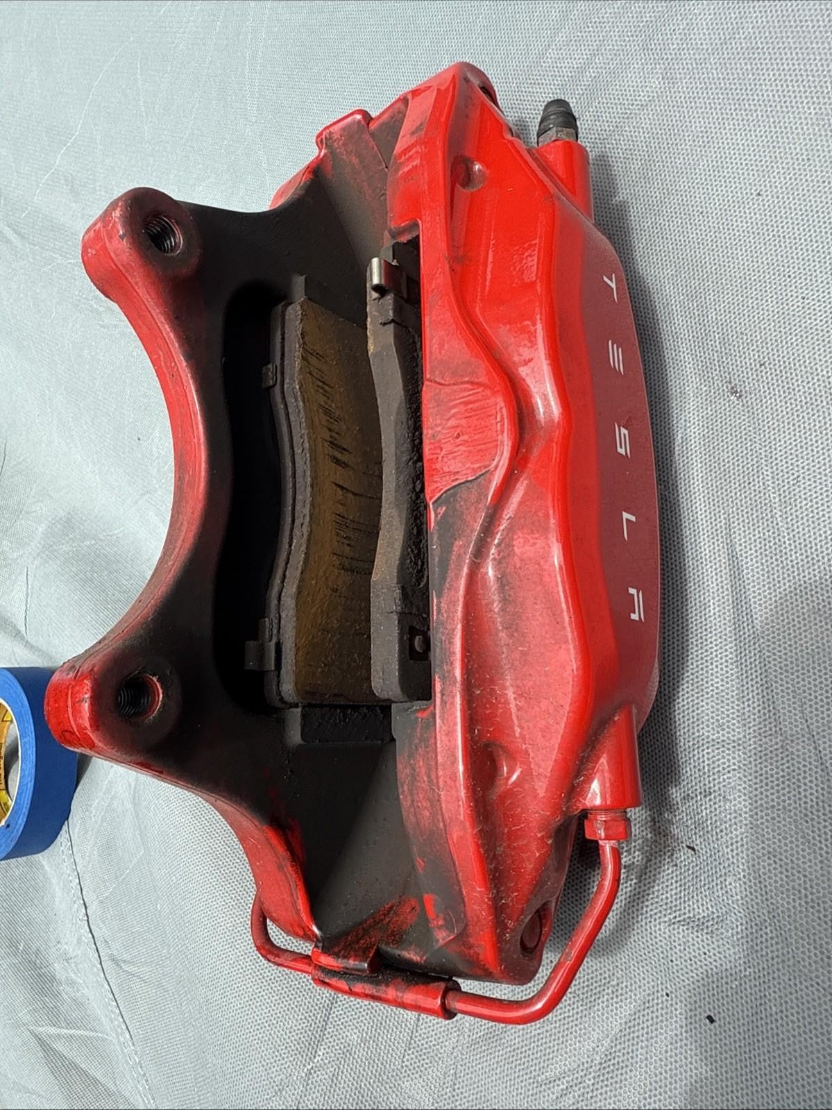 ♦️12-20 TESLA MODEL S FRONT LEFT SIDE BRAKE CALIPER BREMBO OEM,  1007794-01-D
