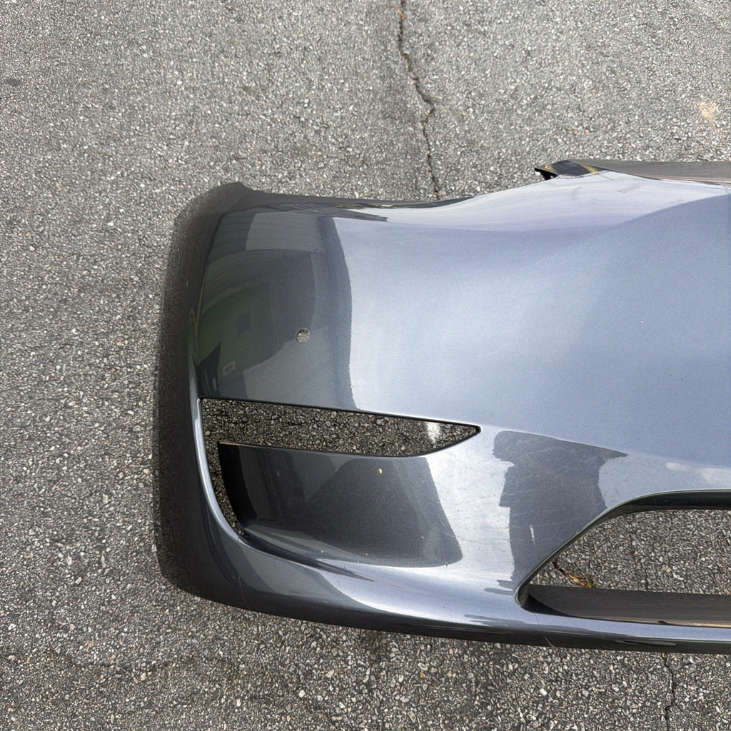 20-22 Model Y Front Bumper Cover Gray w/ Sensor Holes -  PMNG OEM 1606844-17-A