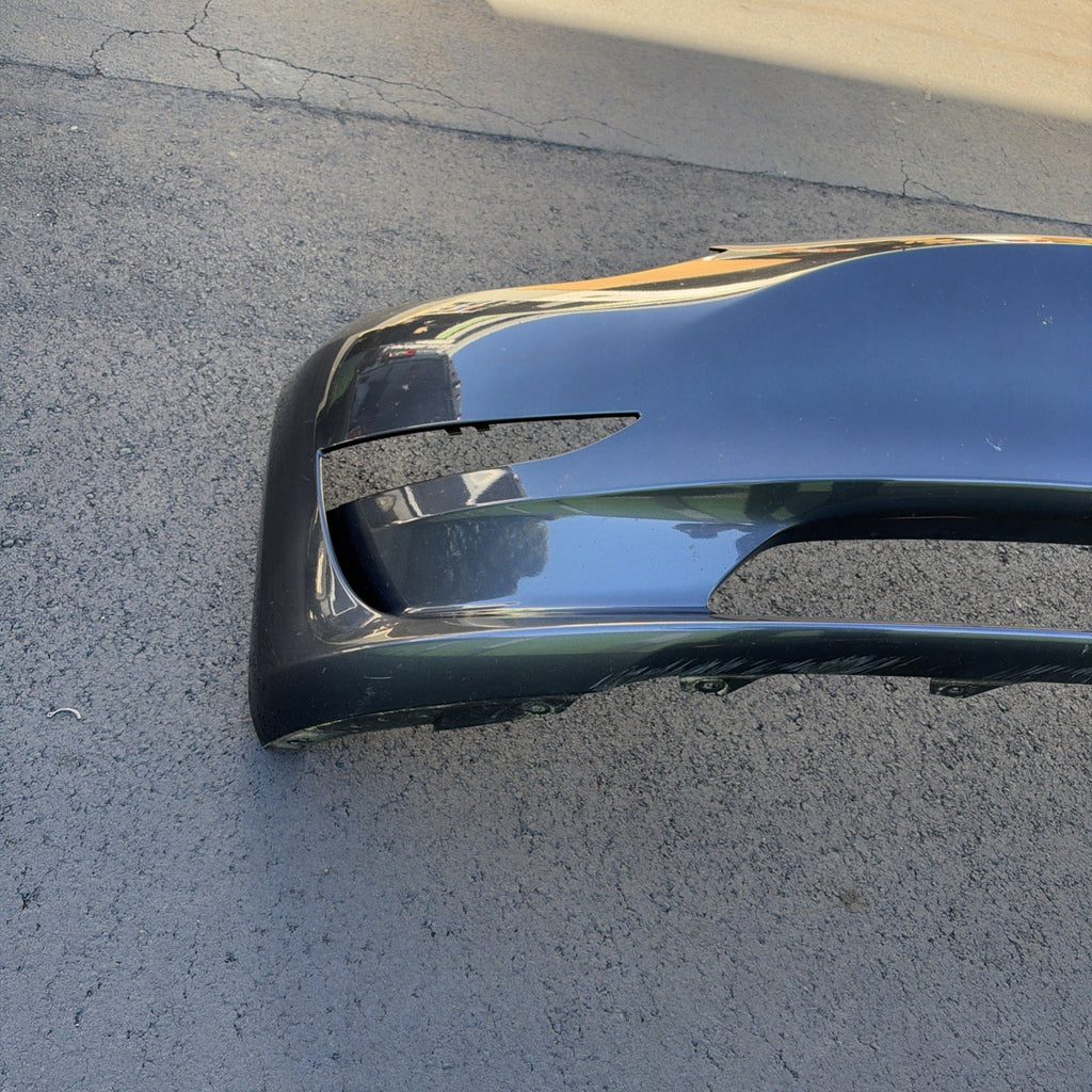 2022 2023 Tesla Model 3 oem Front Bumper Cover No Sensor Hole w/ Tow Cap Gray