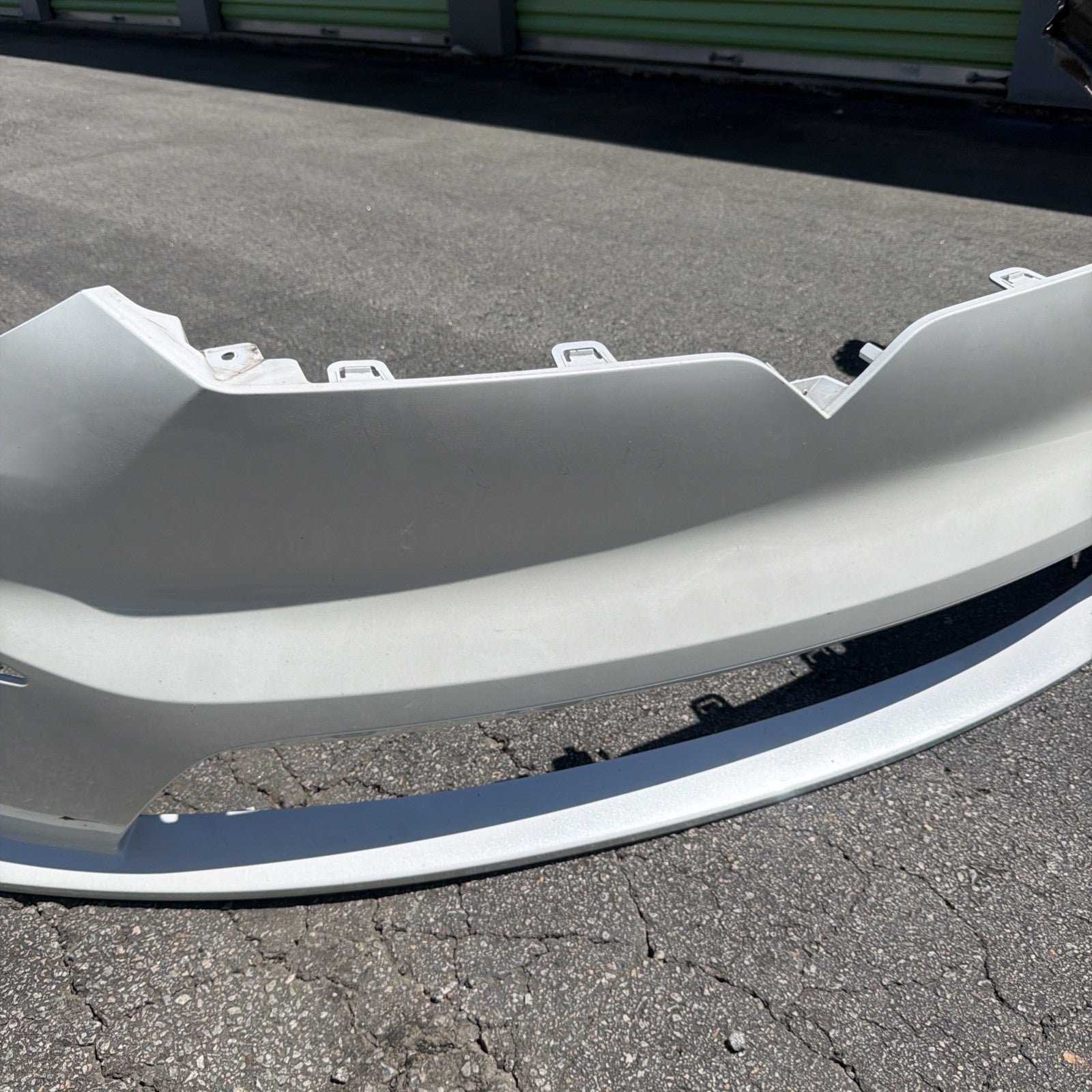 2021-2025 Tesla Model X Front Bumper Cover White WITHOUT Sensor 1588184-S0-B