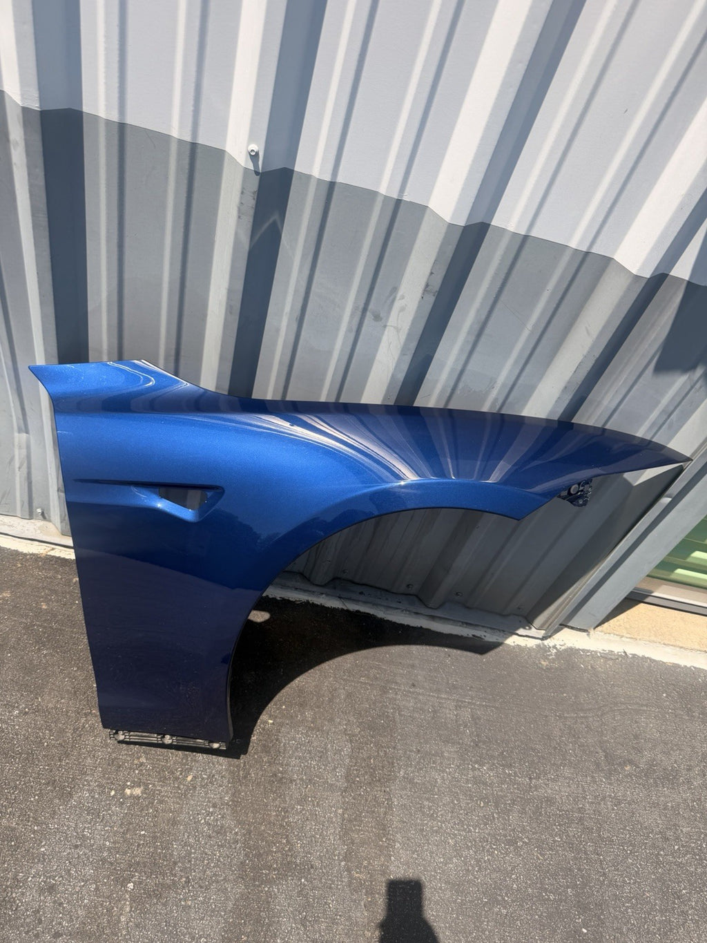12-20 OEM Tesla Model S Front Right Passenger Fender Panel Black BLUE OEM