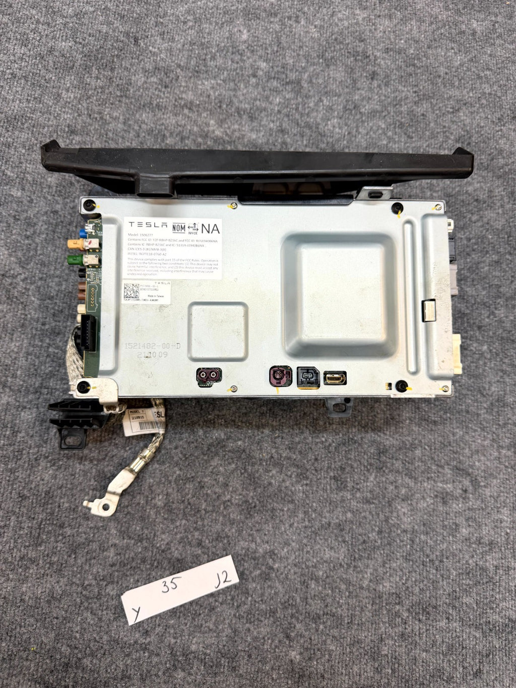 2020-2024 TESLA MODEL Y MCU COMPUTER MEDIA CONTROL MODULE OEM, 1775000-90-L