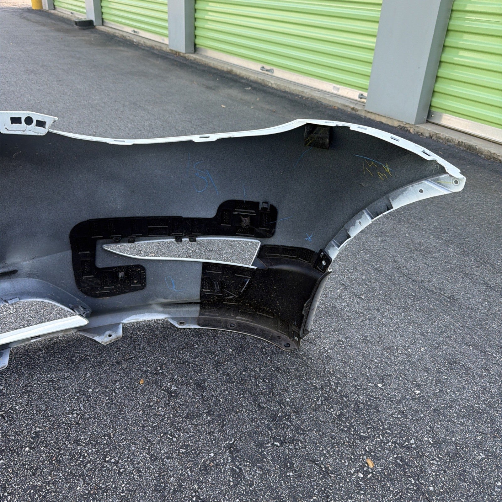 2024-2025 Tesla Model Y oem Front Bumper Cover & Tow Cap White